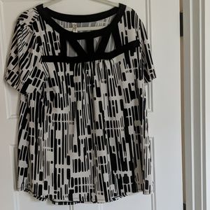 Black and White blouse